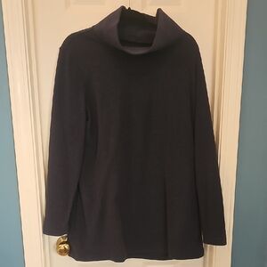 Dudley Stephens Midnight Blue Turtleneck Sweater